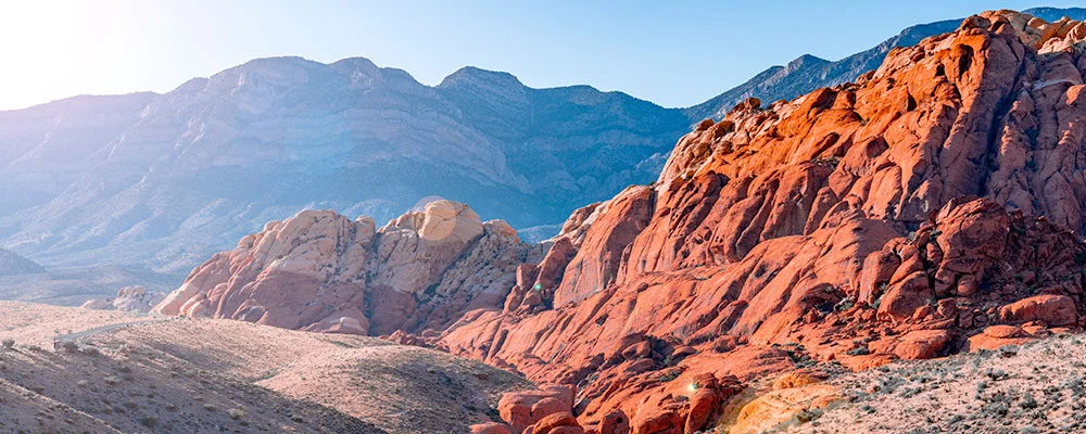 Beautiful Red Rock Canyon in the outskirts of Las Vegas